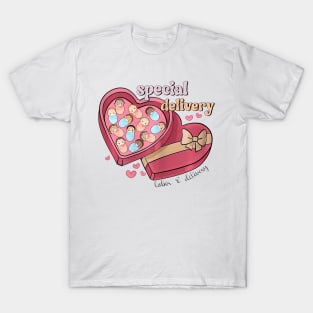 Special Delivery Labor and Delivery Nurse Valentines Day T-Shirt